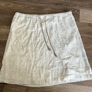 Womens ladies large summer skirt Eddie Bauer shirt knee length